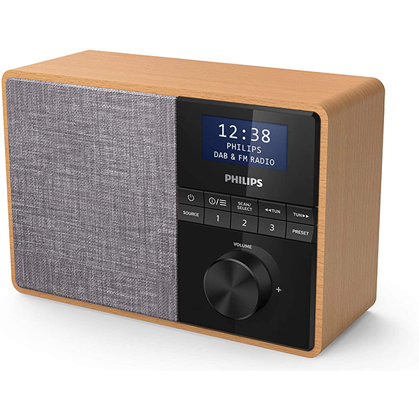 Philips radio Portable Digital Black, Grey, Wood | TAR5505/10 - Image 2