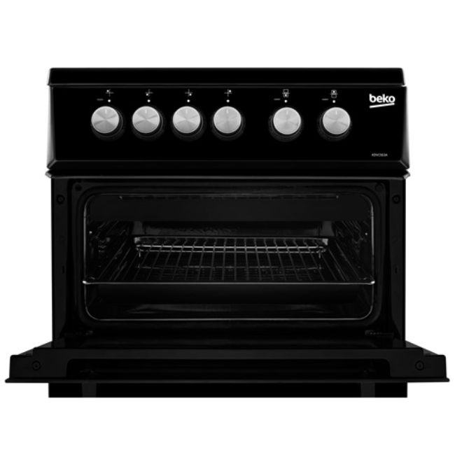 Beko 50cm Cooker Double Oven/Ceramic - Black | KDVC563AK - Image 5