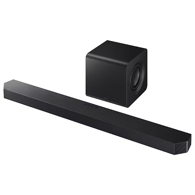 Samsung Q-Series 5.1.2ch Soundbar with Subwoofer - Black | HW-Q800F-XU - Image 1 Samsung Q-Series 5.1.2ch Soundbar with Subwoofer - Black | HW-Q800F-XU - Image 1
