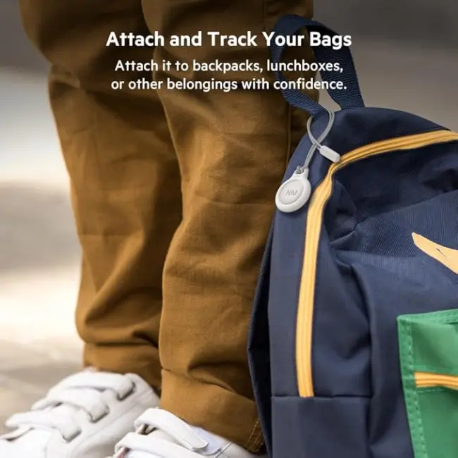 Belkin Secure Apple Air Tag Holder With Strap - White | F8W974BTWHT - Image 5