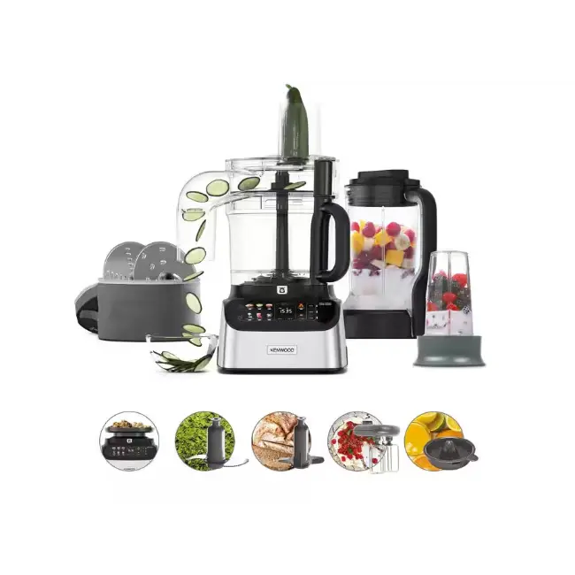 Kenwood MultiPro OneTouch Food Processor & Blender | Stainless Steel | FDM73.850SS