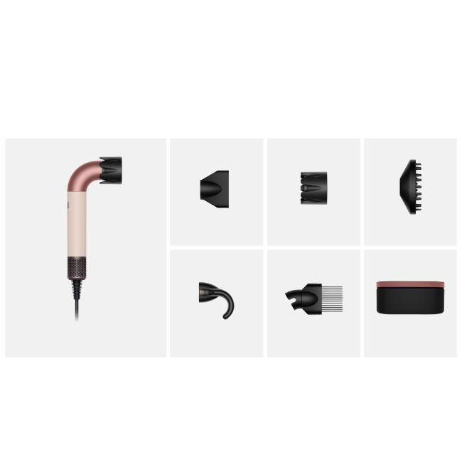 Dyson Supersonic r™ hair dryer – Curly+Coily - Ceramic Pink/Rose Gold | 113373-01 - Image 2