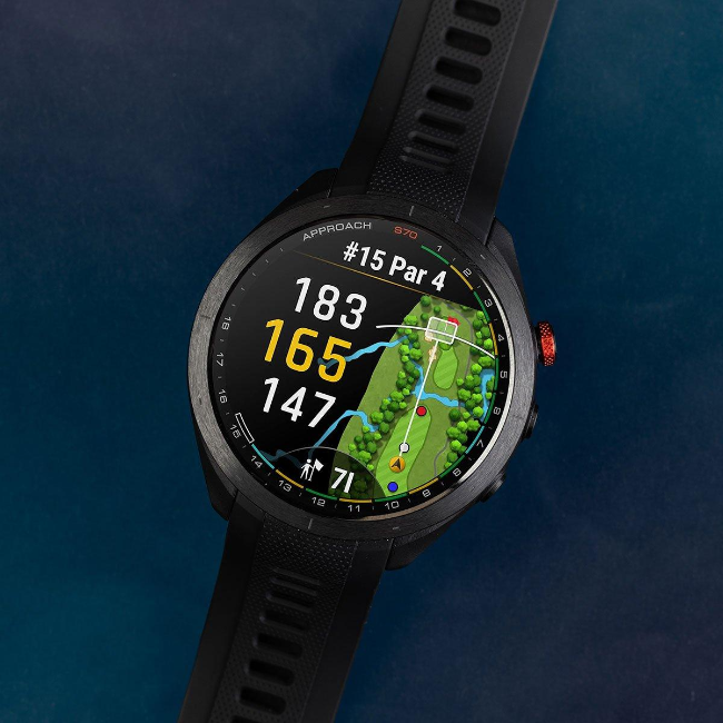 Garmin Approach S70 Smart Watch 47mm - Black/Red | 010-02746-12 - Image 11