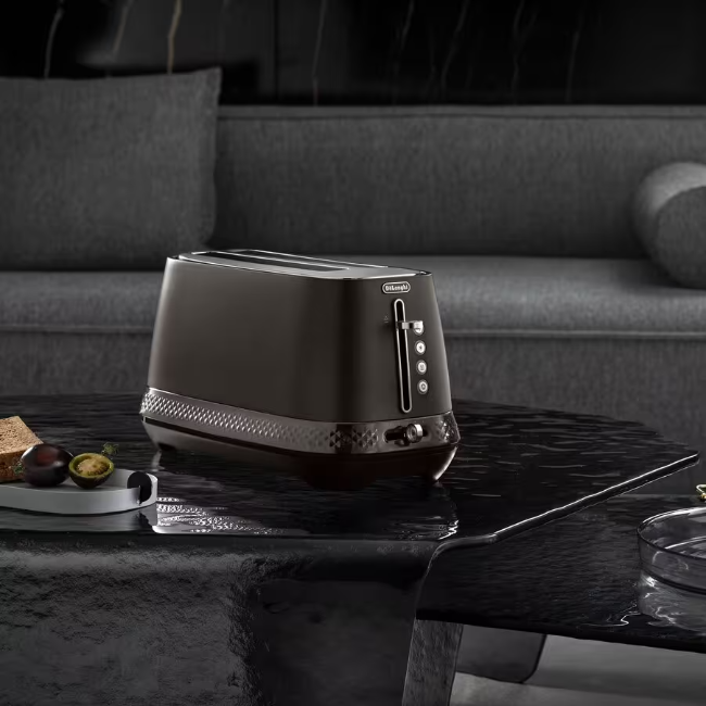 DeLonghi Diadema 2 Slice Toaster | Long Slots | Onyx Black | CTV3003.BK - Image 6