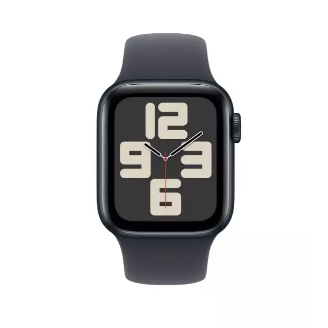 Apple Watch SE (2024) GPS | 40mm | Midnight Aluminium Case with Midnight Sport Band | M/L | MXE93QA-A - Image 2
