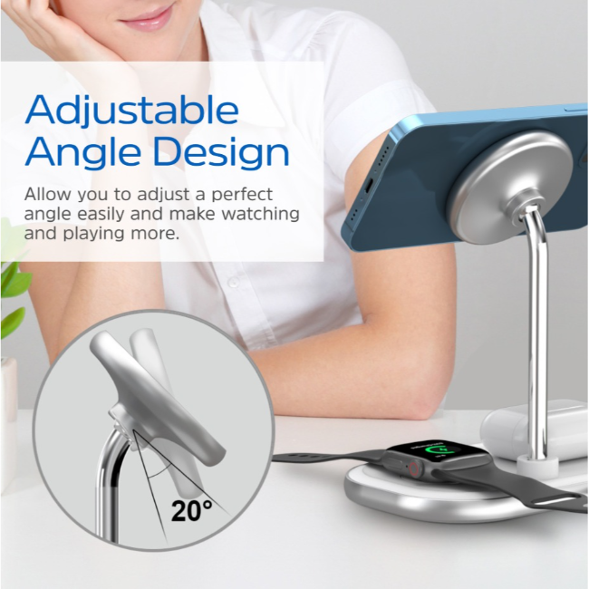 Energizer 3-in-1 Wireless Fast Charger & Stand | BWCP303 - Image 6
