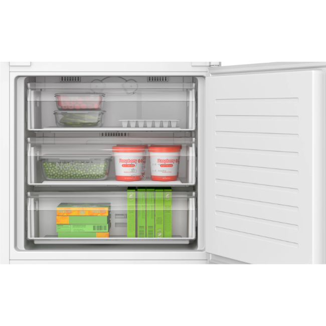 Bosch Series 2 Built In Fridge-Freezer - White | KBN96NSE1G - Image 2