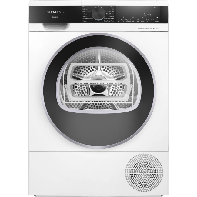 Siemens IQ500 Heat Pump Tumble Dryer - White | WQ45G200GB Siemens IQ500 Heat Pump Tumble Dryer - White | WQ45G200GB