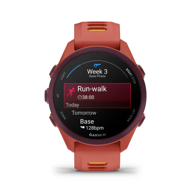 Garmin Forerunner 170 Music - Red Pink with Red Pink/Mango Band | 010-03920-13 - Image 6