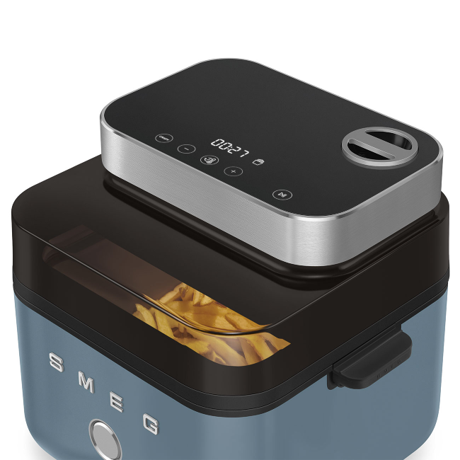 Smeg Airfryer 7.3l - Storm Blue | AFC01SBMUK - Image 6