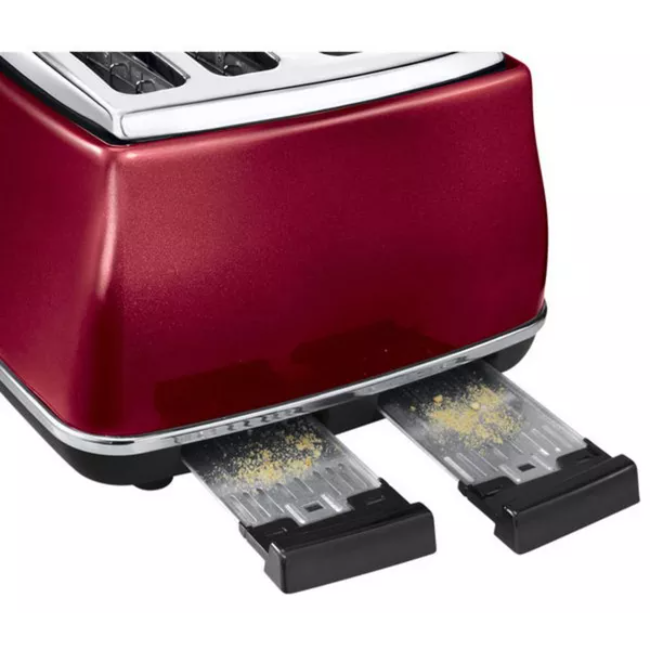 Delonghi Toaster 4 Slice - Red | CT0M4003R - Image 5