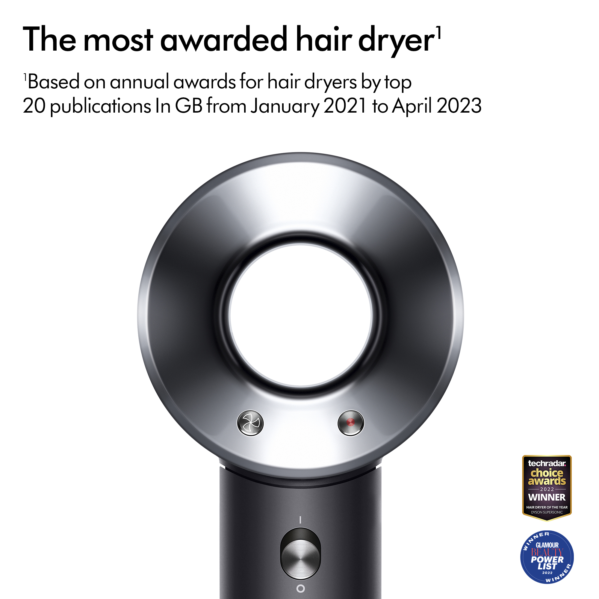 Dyson Supersonic Hairdryer Lte - Black & Nickel | 475201-01 - Image 7