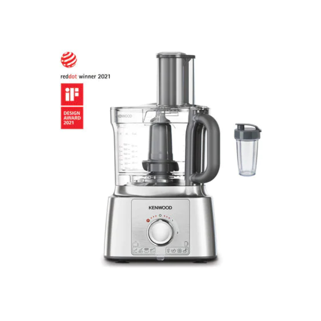 Kenwood MultiPro Express 3L Food Processor with Smoothie2Go - Silver | FDP65.180SL Kenwood MultiPro Express 3L Food Processor with Smoothie2Go - Silver | FDP65.180SL