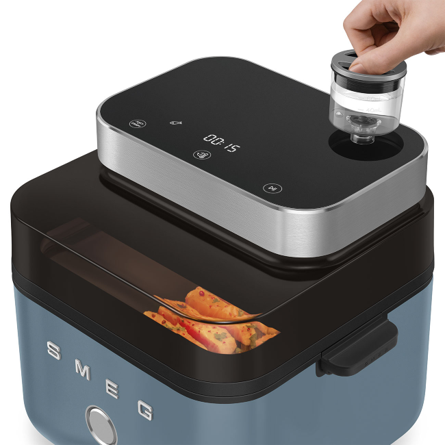 Smeg Airfryer 7.3l - Storm Blue | AFC01SBMUK - Image 3