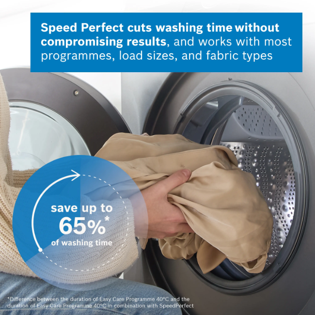 Bosch Series 6 Washing Machine 10kg 1400sp - Cast Iron Grey | WGH254ARGB - Image 22