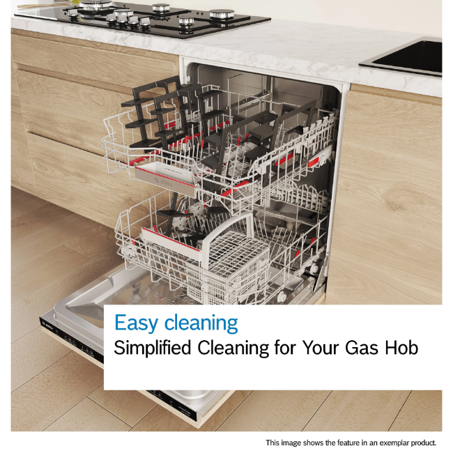 Bosch Series 6 Gas Hob 75 cm - Stainless Steel | PCS7A5190 - Image 7