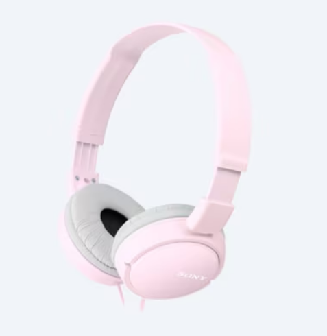 Sony On Ear Headphones - Pink | MDRZX110PAE Sony On Ear Headphones - Pink | MDRZX110PAE