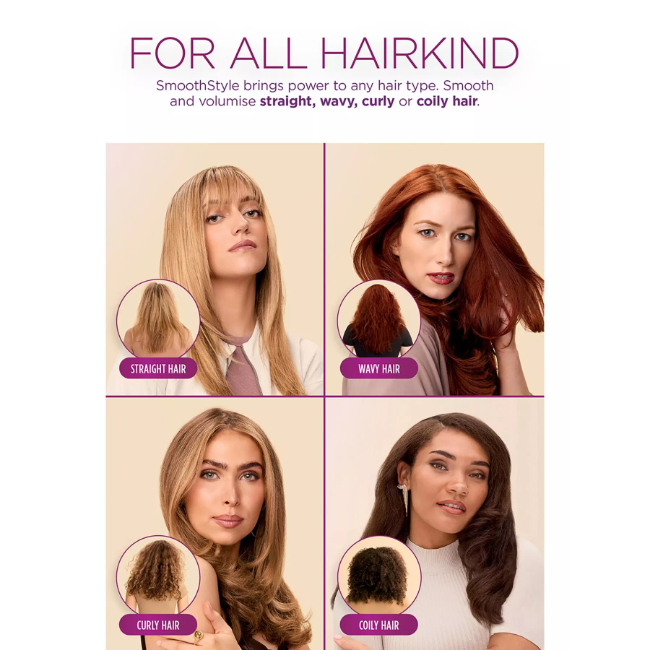 Shark SmoothStyle Hot Brush & Smoothing Comb| HT202UK - Image 4 Shark SmoothStyle Hot Brush & Smoothing Comb| HT202UK - Image 4