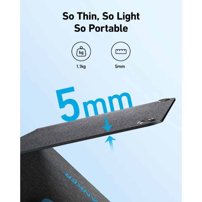 Anker Solix Ps30 Portable Solar Panel - Grey | A24260A1 - Image 2