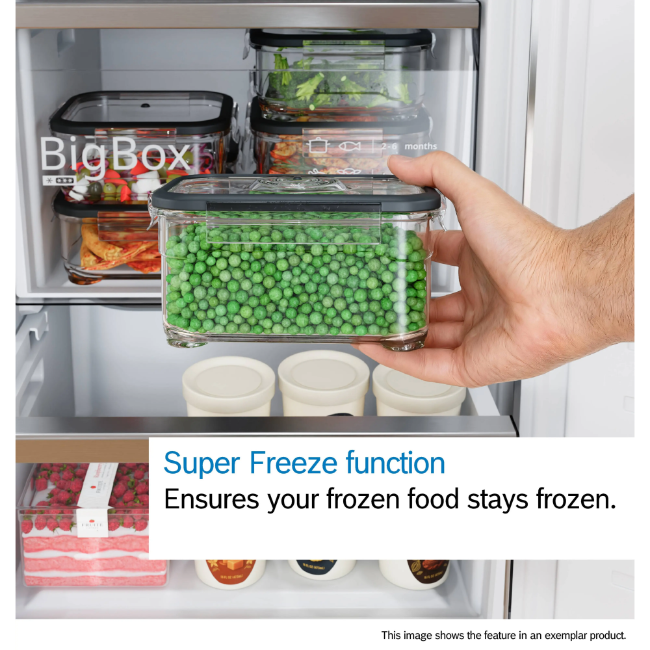 Bosch Series 4 Built-In Fridge-Freezer - White | KIN96VFD0 - Image 9