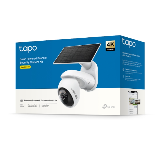 TP-Link Tapo C660 4k Solar Security Camera Kit - White | TAPO-C660KIT - Image 13