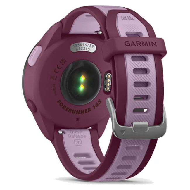 Garmin Forerunner 165 Music Smart Watch - Berry and Lilac | 010-02863-33 - Image 7