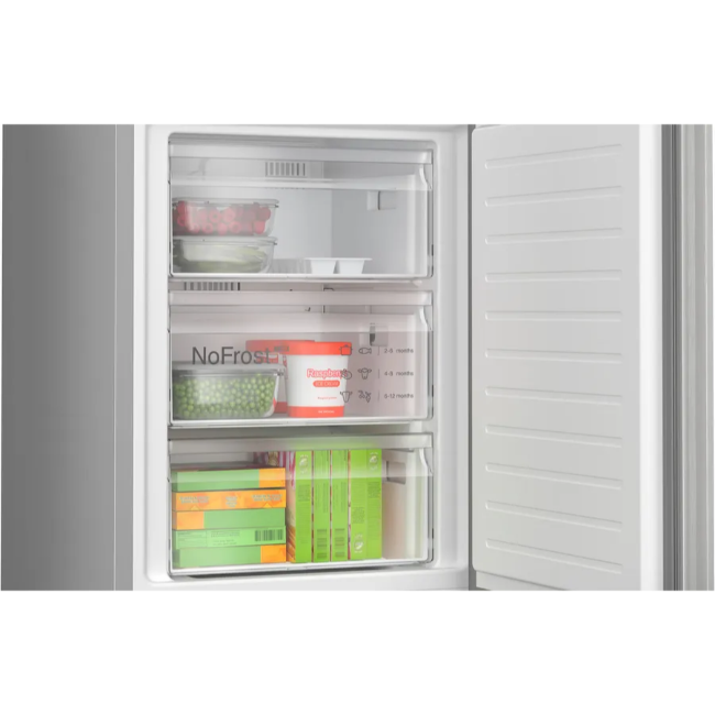 Bosch Series 4 Free-Standing Fridge-Freezer - Stainless Steel | KGN392LBFG - Image 7 Bosch Series 4 Free-Standing Fridge-Freezer - Stainless Steel | KGN392LBFG - Image 7
