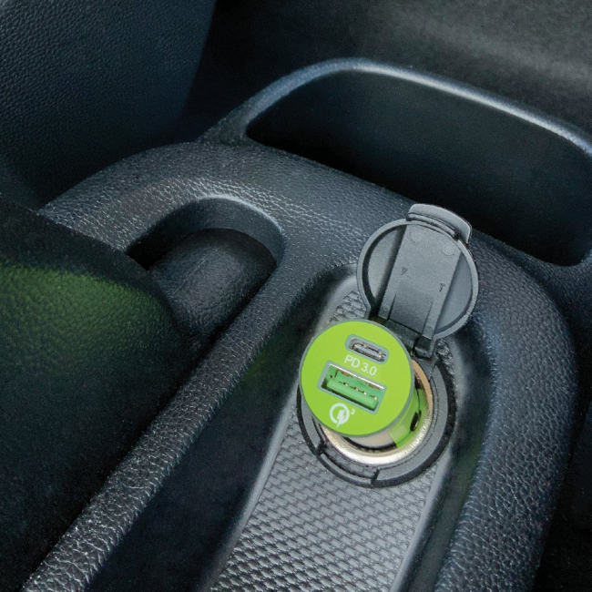 VELD Super Fast Car Charger 48W - 2 Port USB/C | VC48DG - Image 2