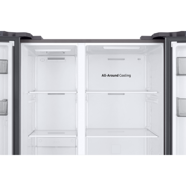Samsung Series 6 SpaceMax American-Style Smart Fridge Freezer - Gentle Silver Matt | RS57DG400EM9EU - Image 6