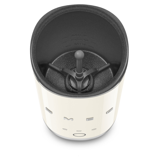 Smeg Mini Milk Frother | Cream | MFF02CRUK - Image 4