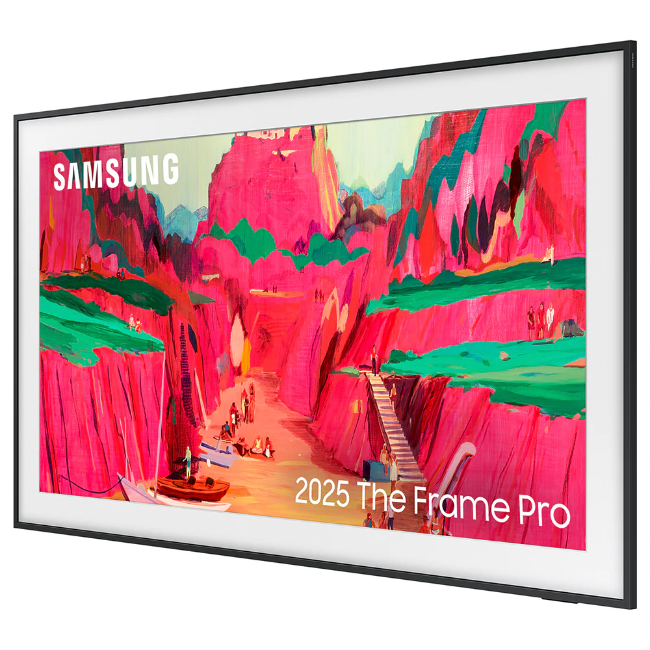 Samsung 65" The Frame Pro Neo QLED 4K AI Smart TV - Black | QE65LS03FWUXXU - Image 3