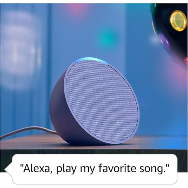 Amazon Echo Pop Smart Speaker - Charcoal | ECHOPOPCHARCOAL - Image 5