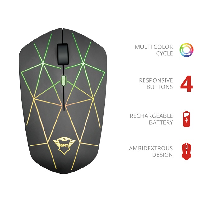 Trust GXT 117 Strike Wireless Gaming Mouse 22625 - Image 2