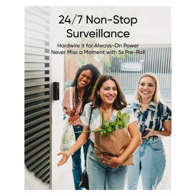 Eufy Video Doorbell C31 with 32 GB MicroSD Card | T8223312 - Image 3