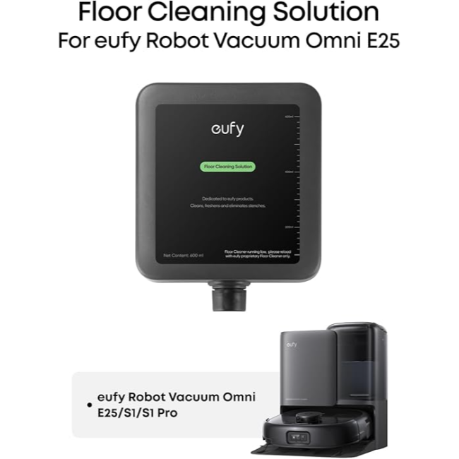Eufy Floor Cleaning Solution For Omni E25 | 600ml | T291HA11 - Image 3 Eufy Floor Cleaning Solution For Omni E25 | 600ml | T291HA11 - Image 3