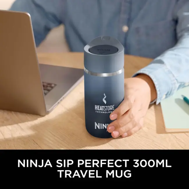 Ninja Sip Perfect Travel Mug | 300ml | Blue | DW1203EUUKNV - Image 2