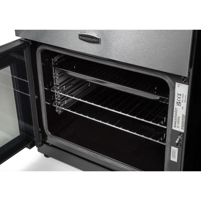 Rangemaster Professional Plus 60cm Ceramic Cooker - Steel/Chrome | PROPL60ECSS-C - Image 5