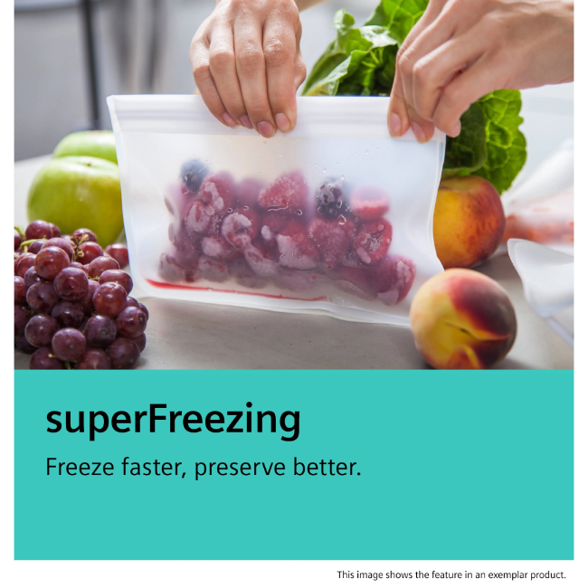 Siemens IQ500 Free-Standing Freezer - Black Steel | GS36NAXCG - Image 10