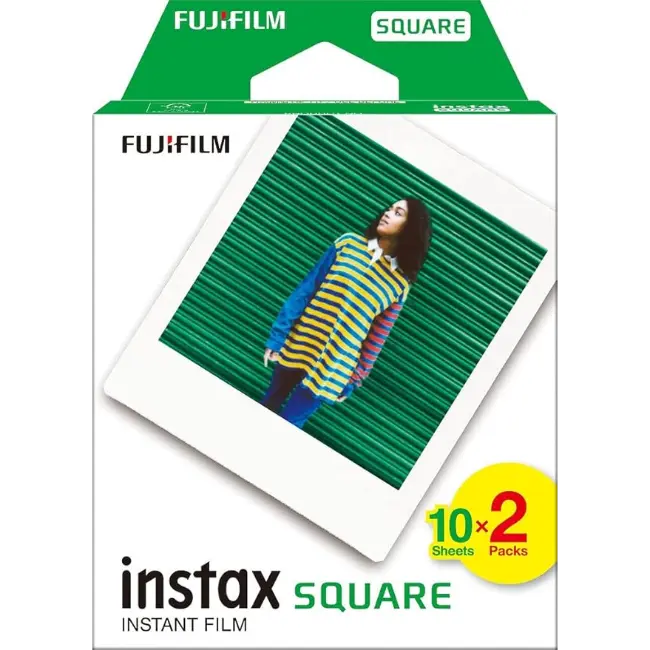  Fujifilm Instax Square Film | 20 Sheets | INSTAX-SQ1FILM