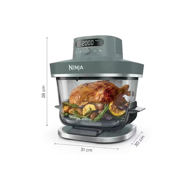 Ninja Crispi Pro 7in1 Glass Air Fryer - Grey | AS101UKGY - Image 9