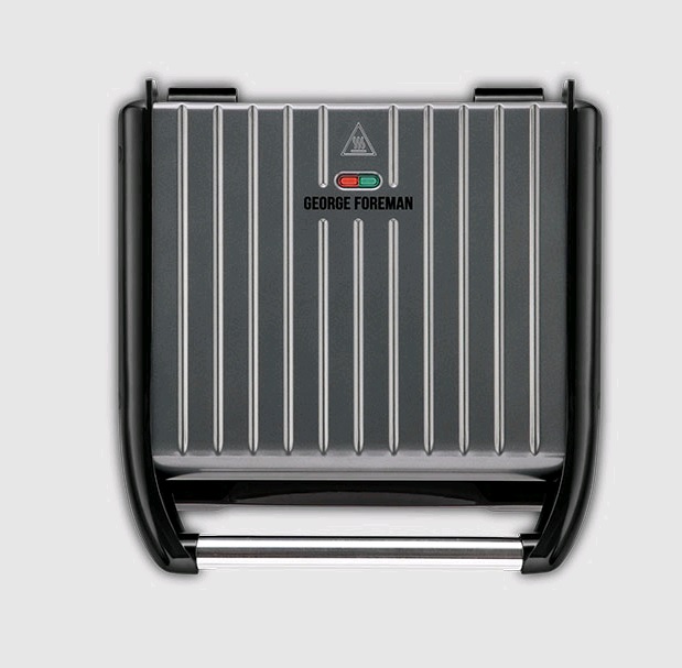 George Foreman Health Grill Steel Grill Grey | Large 25051 George Foreman Health Grill Steel Grill Grey | Large 25051