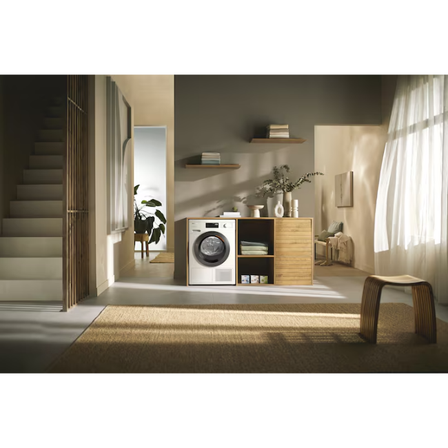 Miele EcoSpeed & 9kg Heat Pump Dryer - White | TED645WP - Image 4