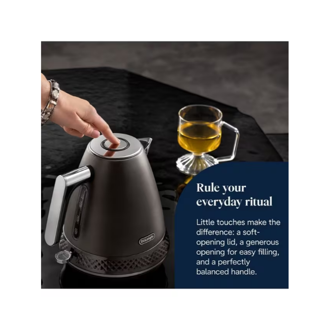Delonghi Diadema 1.7l Kettle | Black | KBV3001.BK - Image 3