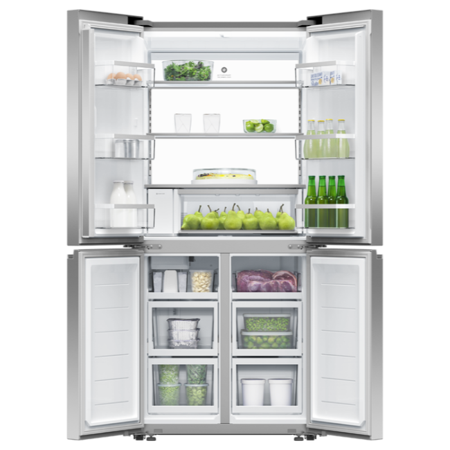 Fisher Paykel 498lt Series 7 Quad Door Fridge Freezer - Silver | RF500QNUX1 - Image 2