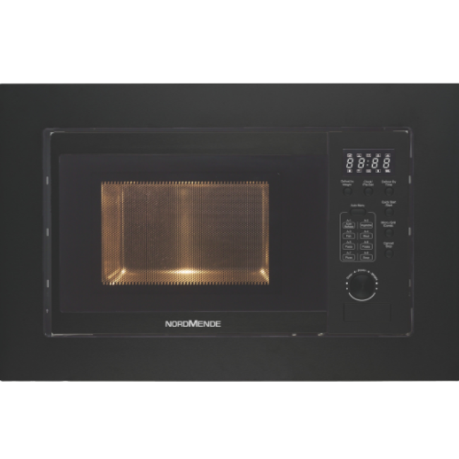 Nordmende 20L Built In Microwave + Grill - Black | NM825BBL