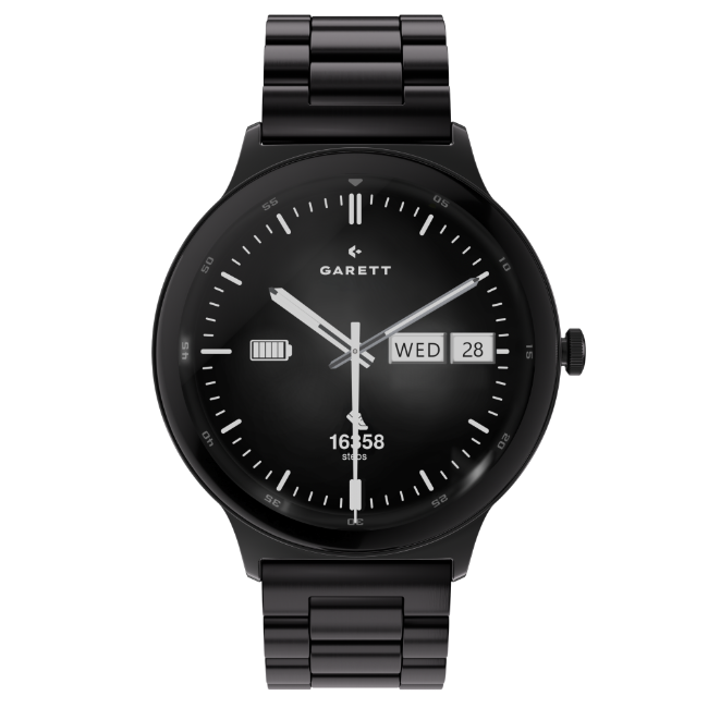 Garett Quantum Smartwatch - Black Steel | QUANTUM-BLACK - Image 3