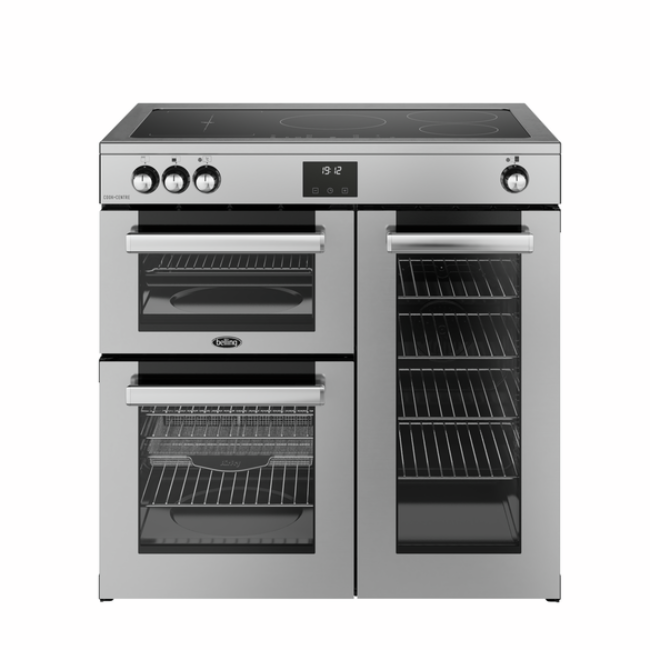 Belling 90cm Induction Range Cooker - Stainless steel | CC90EISTA Belling 90cm Induction Range Cooker - Stainless steel | CC90EISTA
