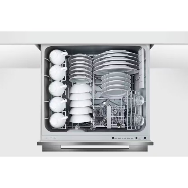 Fisher Paykel Double Integrated Dishwasher -  Black Stainless Steel | DD60DDFHB9 - Image 6
