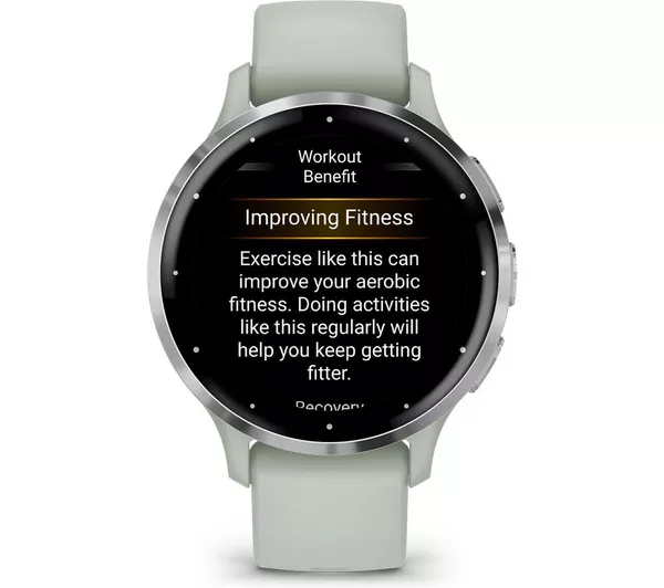 Garmin Venu 3S Smartwatch - Silver Stainless Steel | 010-02785-01 - Image 3