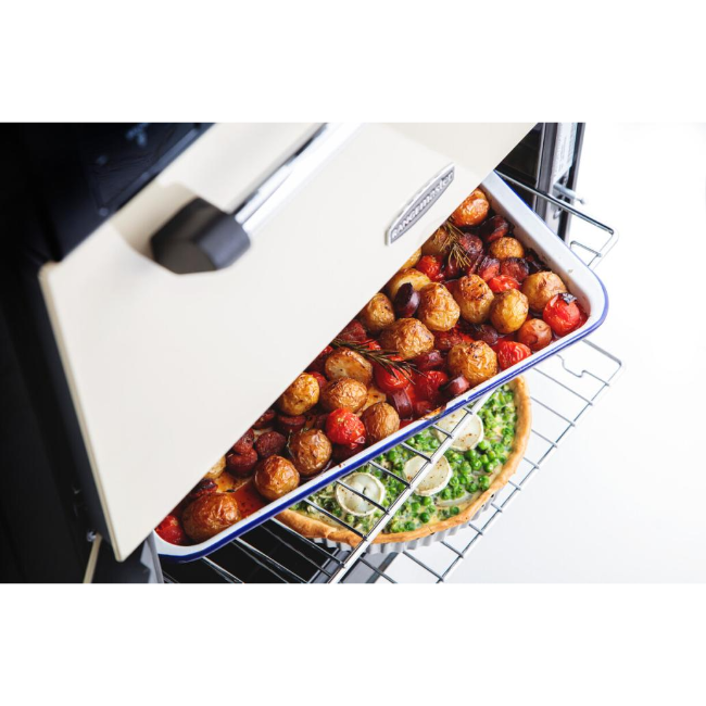 Rangemaster Classic 60 Ceramic Cooker - Cream/Chrome | CLA60ECCR-C - Image 6